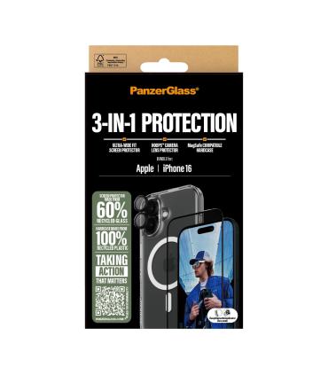 PanzerGlass 3-in-1 Bundle Proteccion IPhone 16