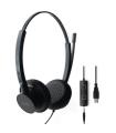 Auriculares SPC Brave Pro/ Con Micrfono/ Jack 3.5/ USB/ Negros