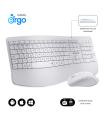 SUBBLIM Teclado Con Ratn COMBO DUAL OFFICE PROWAVE WHITE