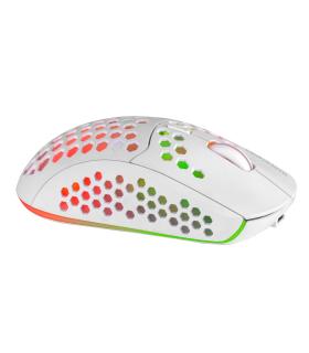 Ratn Gaming Inalmbrico Mars Gaming MMW3W  Batera Recargable  Hasta 3200 DPI  Blanco