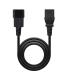 Cable Alimentacin CPU, C13 H-C14 M, Negro, 3.0m