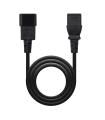 Cable Alimentacin CPU, C13/H-C14/M, Negro, 3.0m