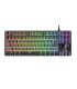 Trust GXT 833 Thado Teclado USB Espaol Negro, Plata