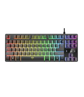 Trust GXT 833 Thado Teclado USB Espaol Negro, Plata