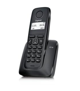 Telfono Inalmbrico Gigaset A116/ Negro