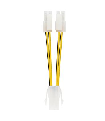 CABLE ALIM. 4PINH-4+4PINM 15CM NANOCABLE 10.19.1401
