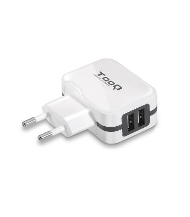 CARGADOR PARED USB TOOQ TQWC-11S02WT 2xUSB 3.4 BLANCO
