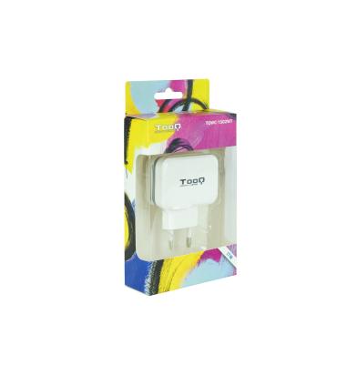 CARGADOR PARED USB TOOQ TQWC-11S02WT 2xUSB 3.4 BLANCO
