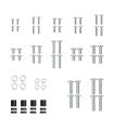 Kit De Montaje Universal TooQ SSK4820 Para Pantallas Con Tornillera