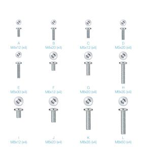 Kit De Montaje Universal TooQ SSK4820 Para Pantallas Con Tornillera