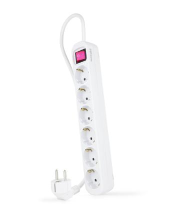 Nanocable Regleta 6 Tomas Con Interruptor Blanca