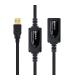 Cable Alargador USB 2.0 Nanocable 10.01.0213  USB Macho - USB Hembra  15m  Negro