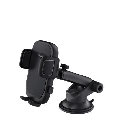 Soporte De Smartphone Para Coche Con Sujecin Para Parabrisas Trust Runo