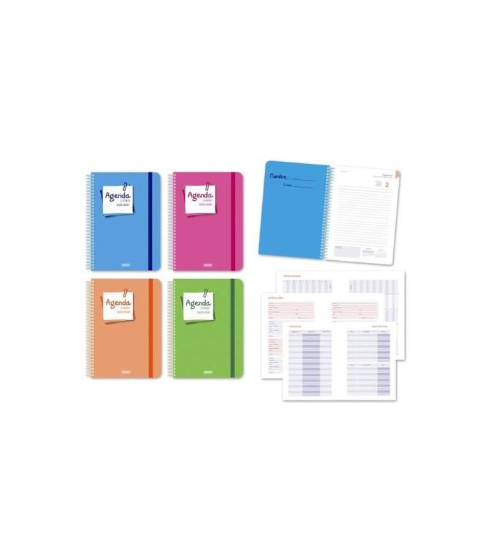 AGENDA ESCOLAR 2025-2026  POST -IT 4 DIA PAGINA TAPA CARTON INGRAF 333354