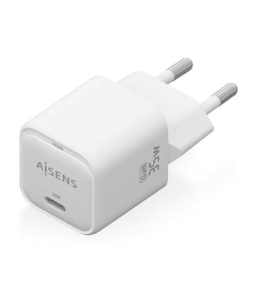 CARGADOR AISENS GAN 35W 1XUSB-C PD3.0 QC4.0 BLANCO
