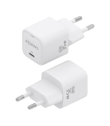 CARGADOR AISENS GAN 35W 1XUSB-C PD3.0 QC4.0 BLANCO
