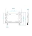 Soporte De Pared Fijo TooQ LP1043F-B Para TV De 23-43'  Hasta 45kg