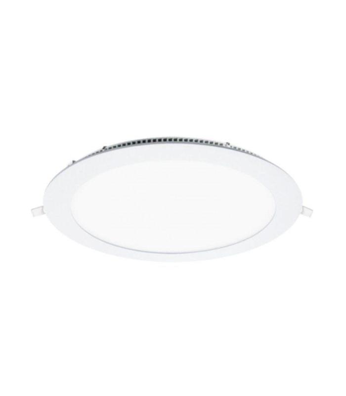 Downlight Iglux LS-102118-CB V2/ Circular/ 225 x 19mm/ Potencia 18W/ 1540 Lmenes/ 3000K/ Blanco