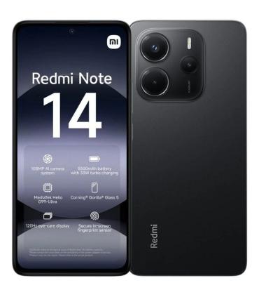 Smartphone Xiaomi Redmi Note 14 6GB/ 128GB/ 6.67\'/ Negro
