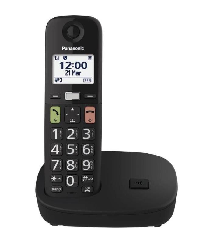Telfono Inalmbrico Panasonic KX-TGU110/ Negro