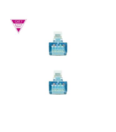 Nanocable Latiguillo Cat. 7 LSZH SFTP 1 M Gris