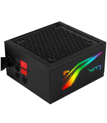 Fuente De Alimentacin Aerocool LUX RGB 550M  550W  Ventilador 12cm  80 Plus Bronze
