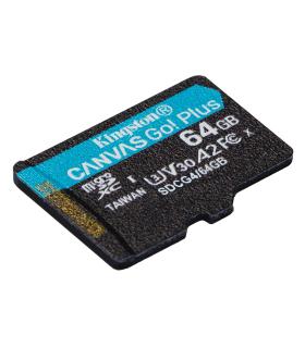 Kingston Technology 64GB MicroSDXC Canvas Go Plus Gen4 200R A2 U3 Paquete Individual Sin ADP