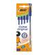 Bolgrafo de Tinta de Aceite Bic Cristal Original 516344/ 5 unidades/ Azul