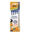 Bolgrafo De Tinta De Aceite Bic Cristal Original 516344/ 5 Unidades/ Azul