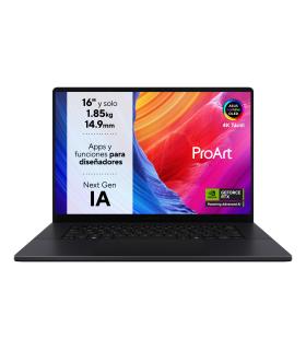 ASUS ProArt P16 OLED H7606WI-ME047W - Ordenador Porttil 16" WQUXGA (AMD Ryzen AI 9 370, 64GB RAM, 2TB SSD, NVIDIA RTX 4070 8GB,