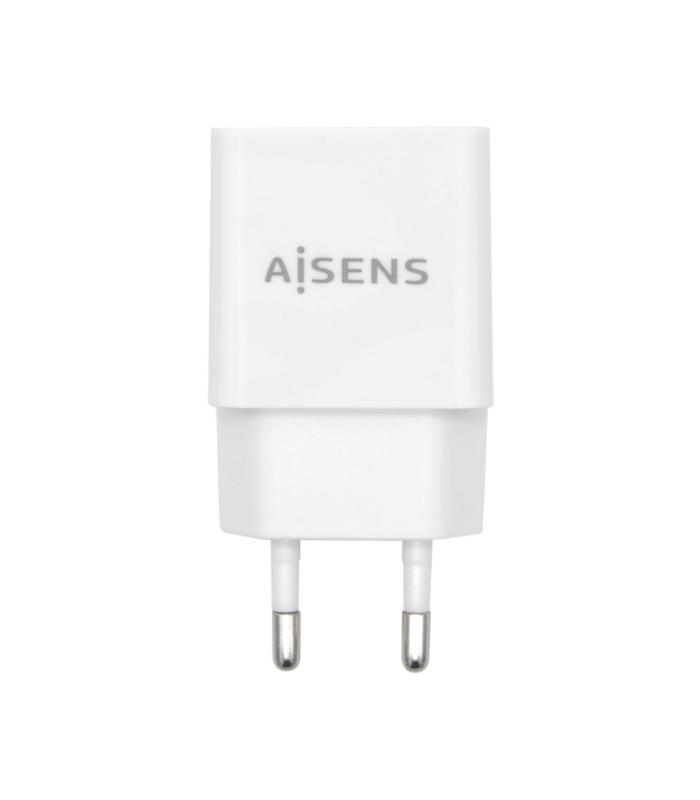 CARGADOR USB AISENS 10W ALTA EFICIENCIA 5V 2A BLANCO