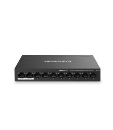 Mercusys MS110P switch Gestionado Fast Ethernet (10/100) Energa sobre Ethernet (PoE) Negro