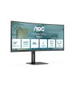 Monitor Profesional Ultraparonmico Curvo AOC CU34V5C/BK 34'/ WQHD/ Multimedia/ Negro