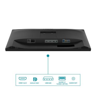Monitor Profesional Ultraparonmico Curvo AOC CU34V5C BK 34'  WQHD  Multimedia  Negro