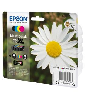 PACK DE CARTUCHOS 4 COLORES (CMYK) EPSON 18XL