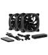 Pack 3 Ventiladores Aerocool Astro 12 Pro  12cm + H66F HUB + Mando A Distancia
