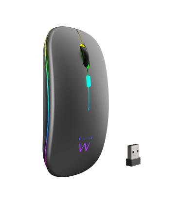 EWENT Ratn Inalmbrico Recarg. Dual  BT WIFI, RGB