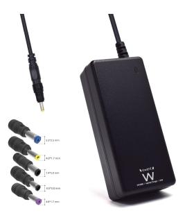 CARGADOR PORTATIL EWENT 65W COMPATIBLE HP 5 CONECTORES
