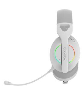 Coolbox Gaming Auriculares Diadema Mic WB01 RF+BT