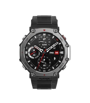 Amazfit T-Rex 3 3,81 Cm (1.5") AMOLED Digital 480 X 480 Pixeles Pantalla Tctil Negro Wifi GPS (satlite)