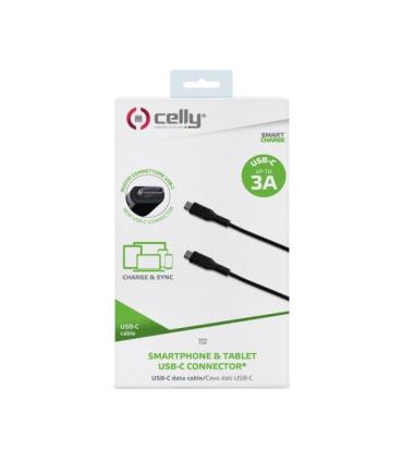 Celly Cable Usb-C - Usb-C  60W 1m Negro