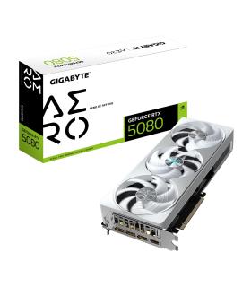 GIGABYTE GeForce RTX 5080 AERO OC SFF 16G Tarjeta Grfica - 16GB GDDR7, 256 Bits, PCI-E 5.0, 2730MHz Core Clock, 3 X DisplayPort,