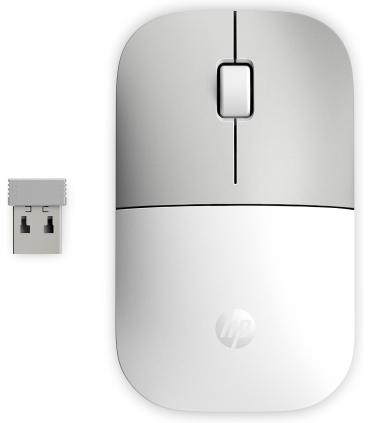 Ratn Inalmbrico HP Z3700  Hasta 1200 DPI  Blanco Cermico