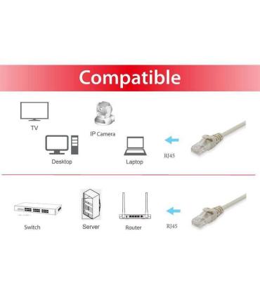 Equip - Cable De Red Latiguillo UTP Cat.6 3m - Color Gris