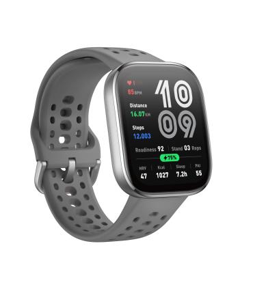 Amazfit Bip 6 Charcoal 5 Cm (1.97") AMOLED Digital 390 X 450 Pixeles Pantalla Tctil Plata GPS (satlite)