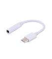 ADAPTADOR USB-C A JACK 3.5 SAVIO AK-35 WHITE