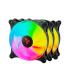 VENTILADOR 120X120 SAVIO BLAST ARGB PACK 3 UDS