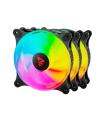 VENTILADOR 120X120 SAVIO BLAST ARGB PACK 3 UDS