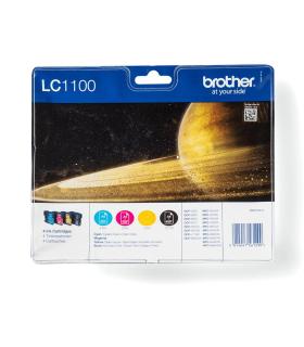 PACK DE CARTUCHOS 4 COLORES (CMYK) BROTHER LC-1100VALBP