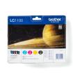 PACK DE CARTUCHOS 4 COLORES (CMYK) BROTHER LC-1100VALBP